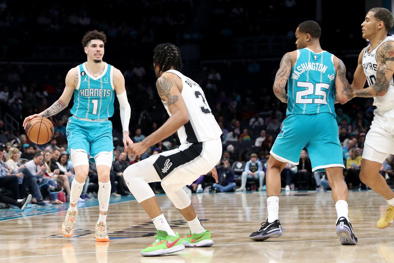 San Antonio Spurs v Charlotte Hornets