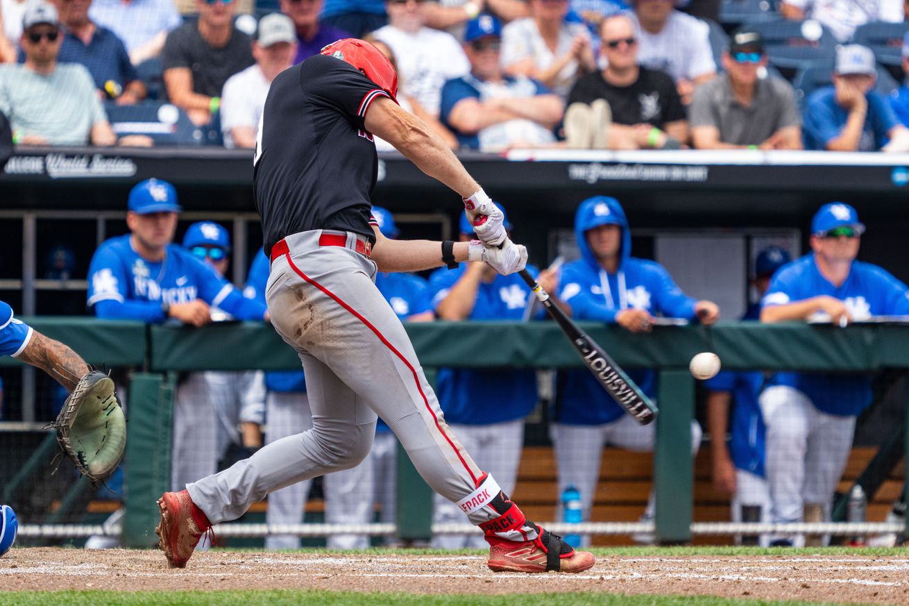 NCAA Baseball: College World Series-Kentucky v NC State