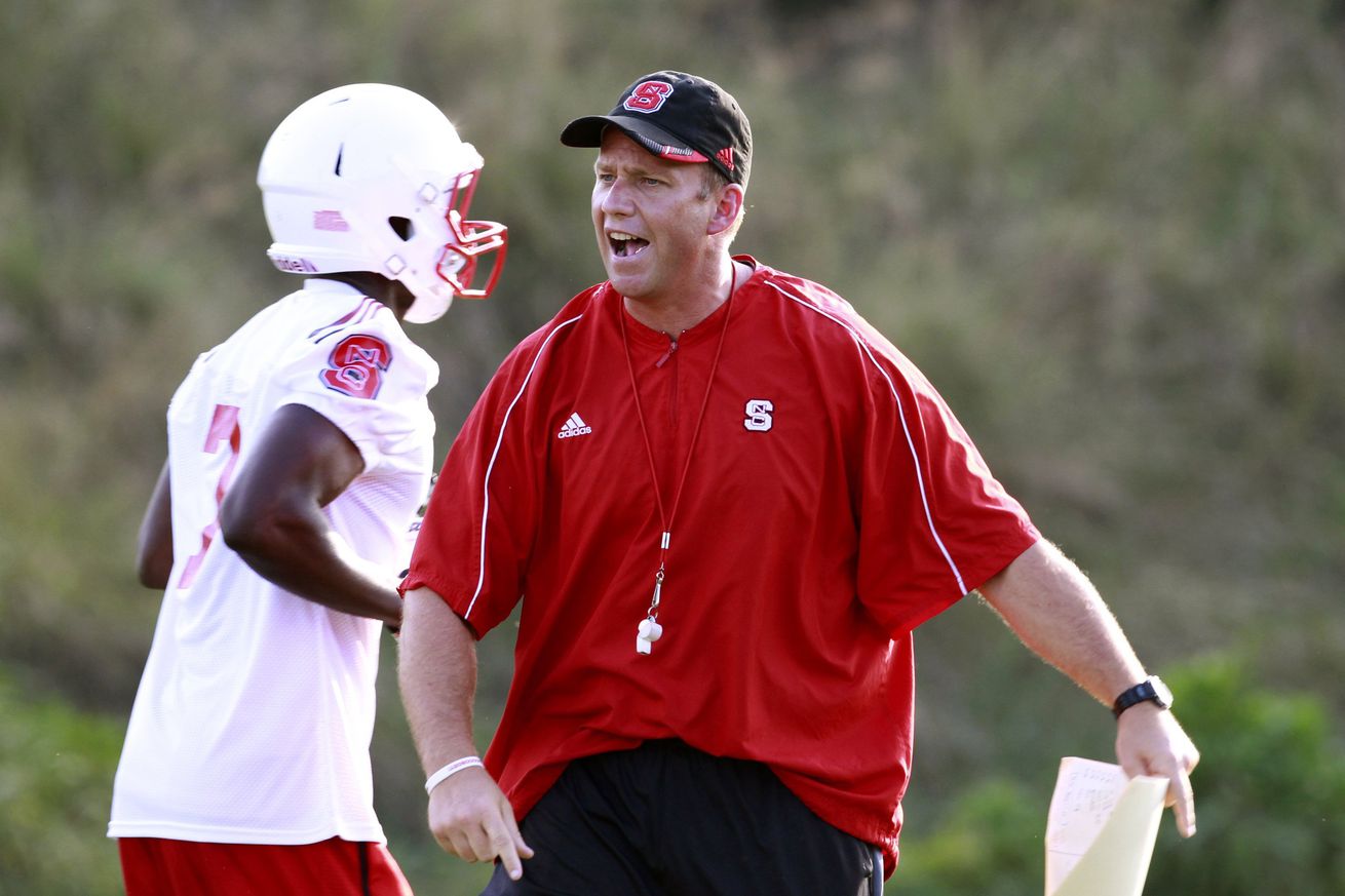 NC State football practice