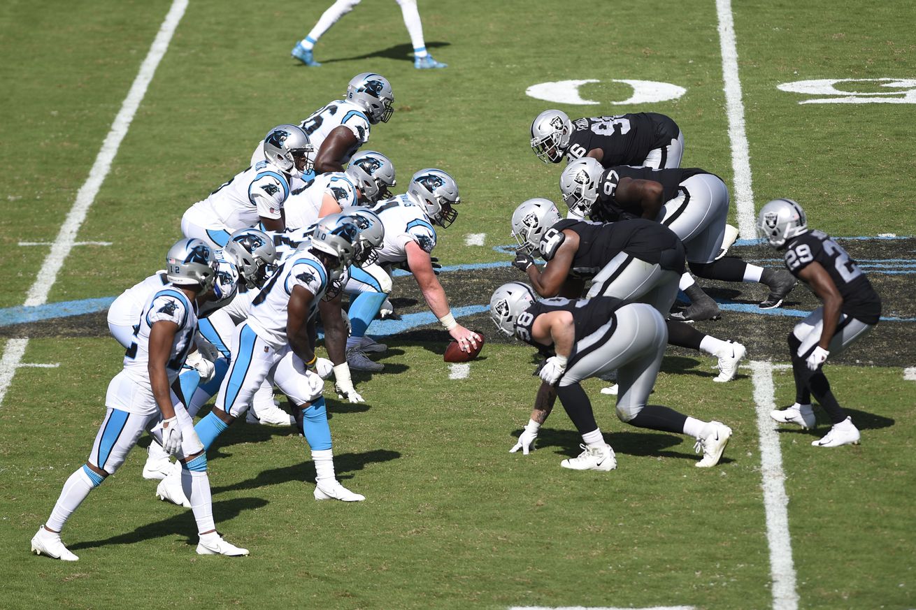 NFL: Oakland Raiders at Carolina Panthers