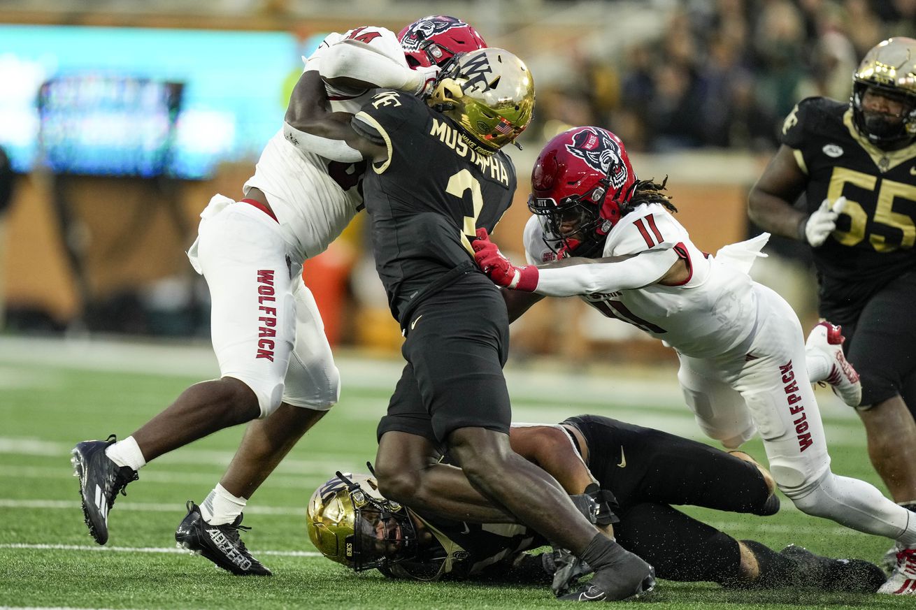 NCAA Football: North Carolina State at Wake Forest