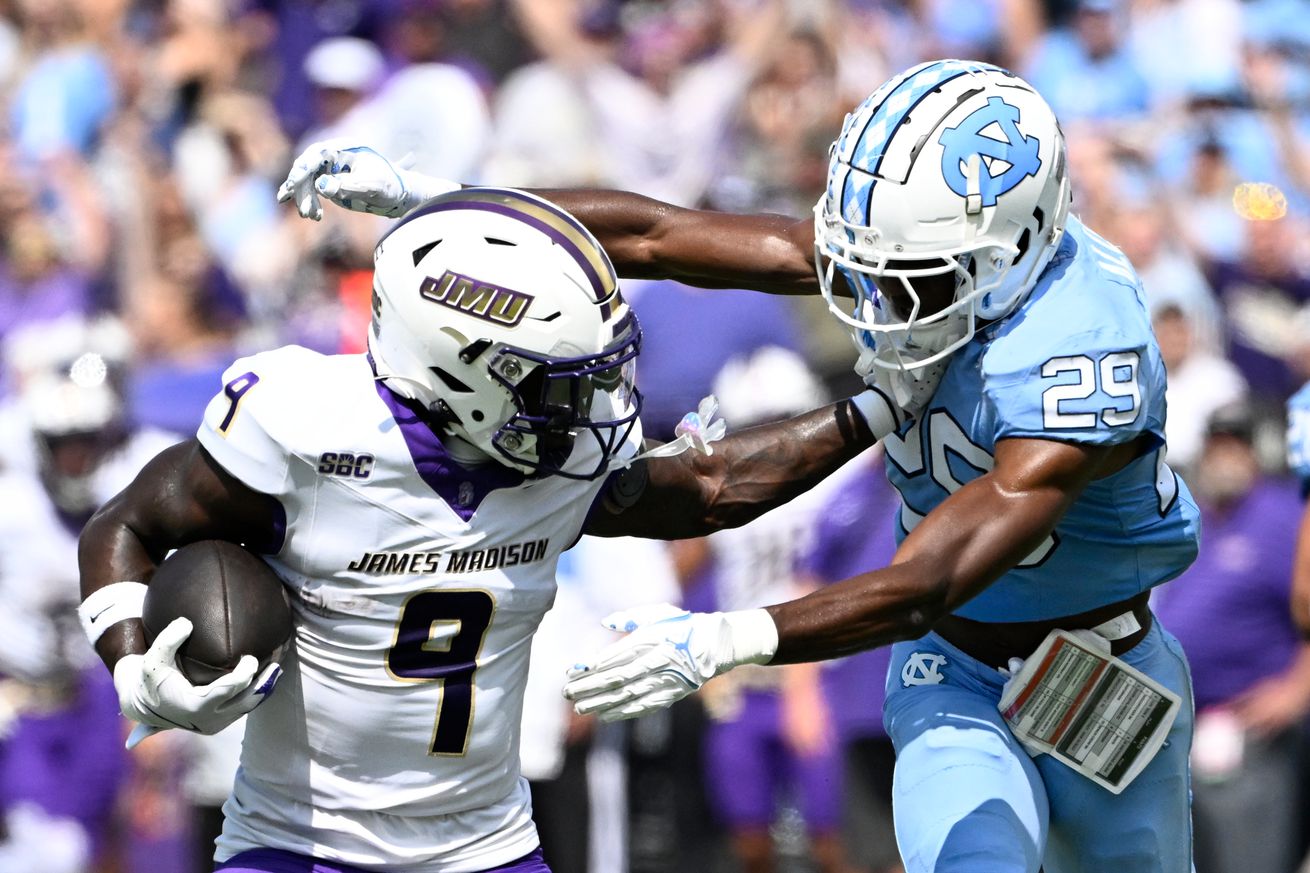 NCAA Football: James Madison at North Carolina