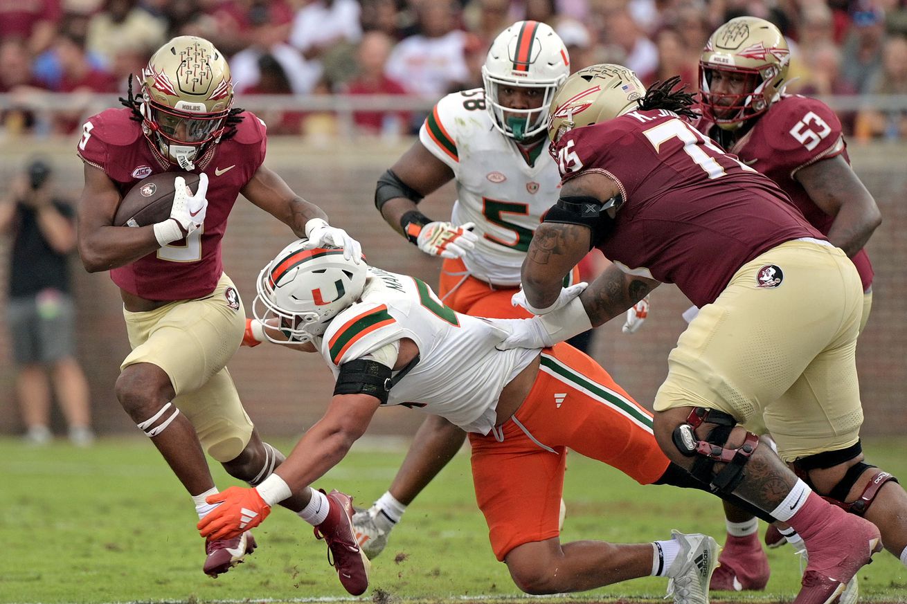 NCAA Football: Miami at Florida State