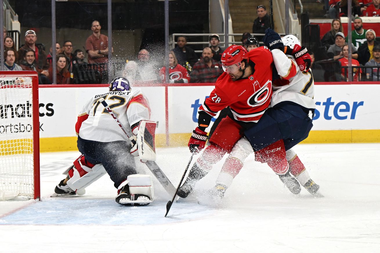 NHL: NOV 29 Panthers at Hurricanes