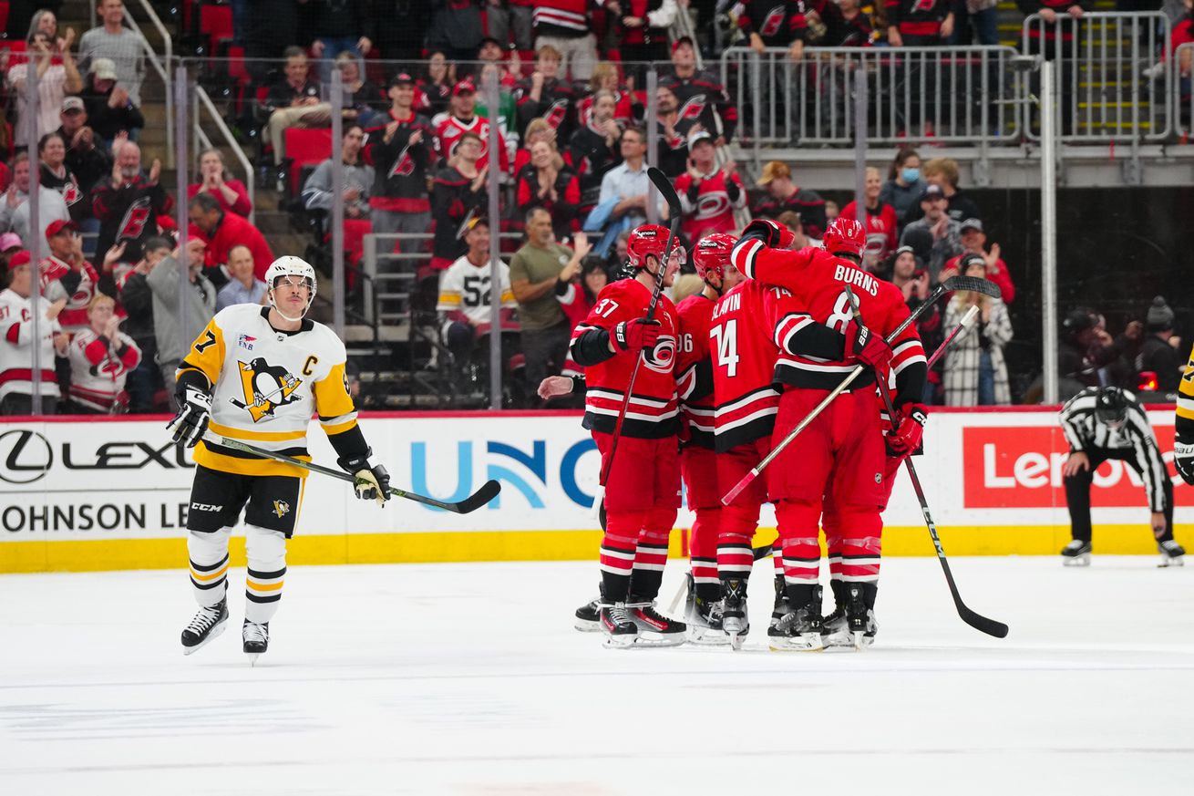 NHL: Pittsburgh Penguins at Carolina Hurricanes