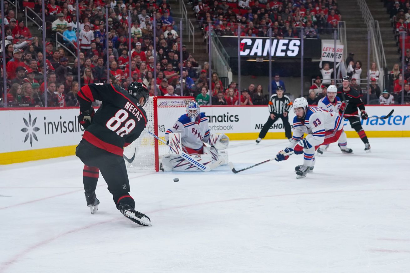 NHL: New York Rangers at Carolina Hurricanes