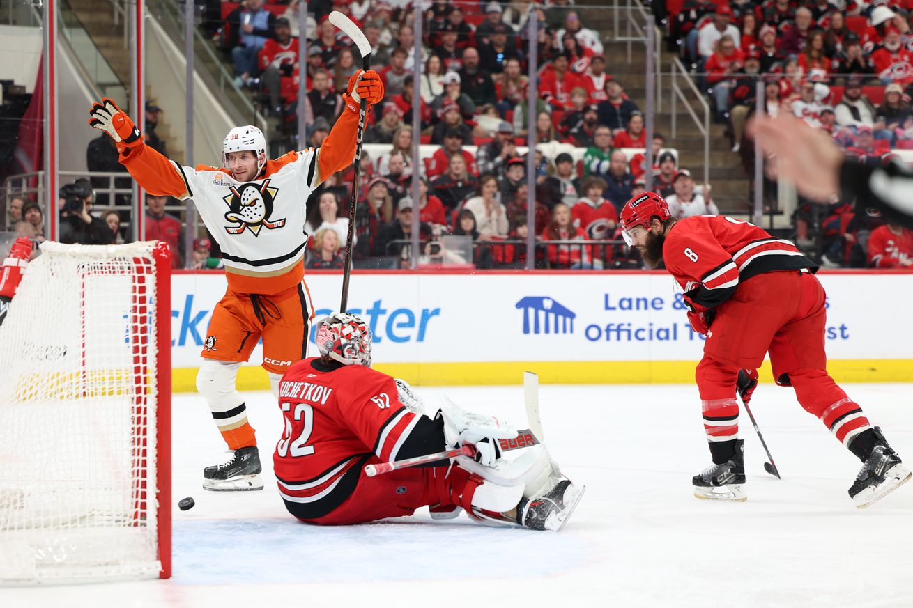 Anaheim Ducks v Carolina Hurricanes