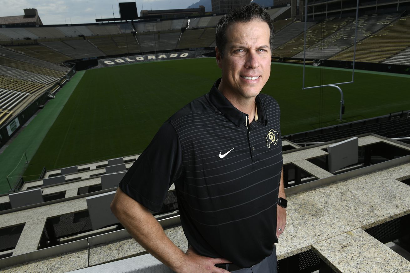 CU Football media day in Boulder, Colorado