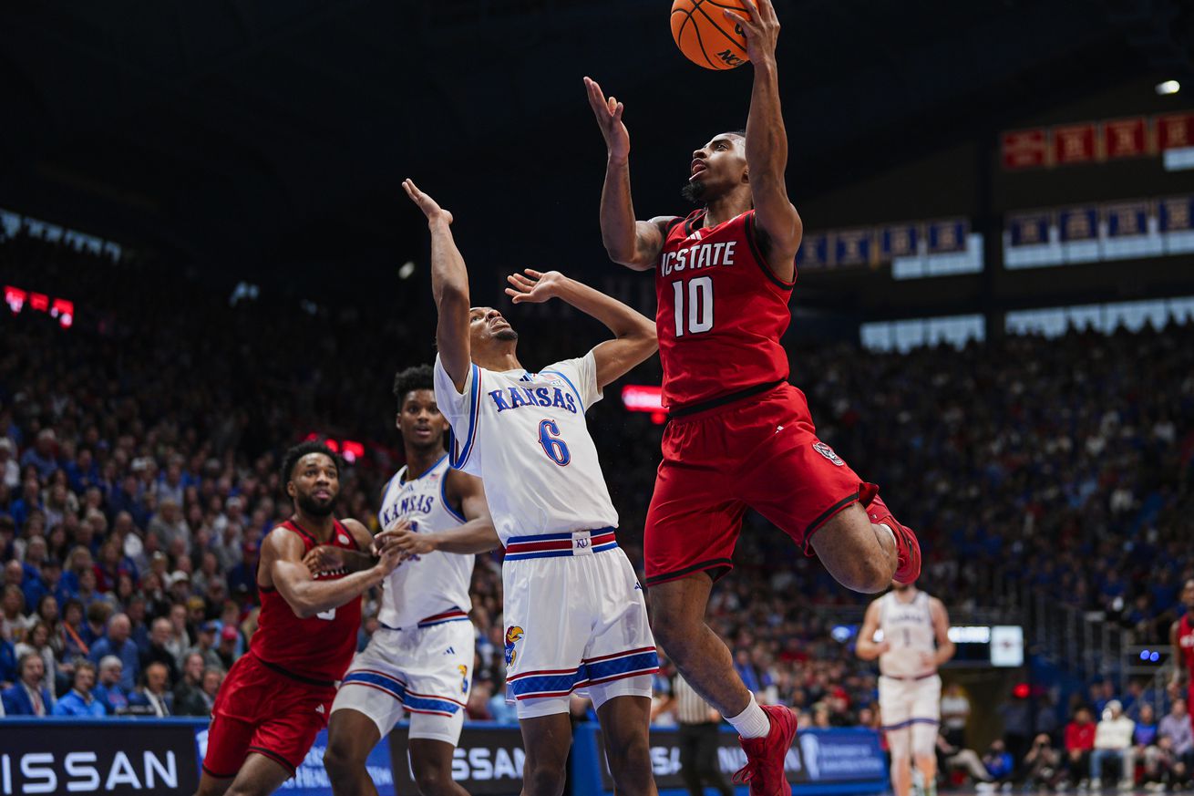 NCAA Basketball: N.C. State at Kansas