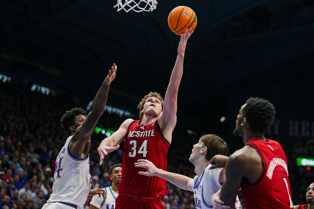 NCAA Basketball: N.C. State at Kansas